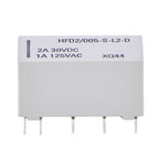 5V Coil Bistable Latching Relay DPDT 30VDC 2A 1A 125VAC HFD2/005-S-L2-D Realy