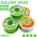 50g/100g High Purity Soldering Wire Roll Mixed Tin Rosin Core Dia 0.5mm-2.0mm Solder Welding Wire For Electrical Soldering