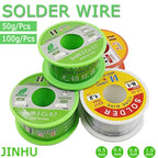 50g/100g High Purity Soldering Wire Roll Mixed Tin Rosin Core Dia 0.5mm-2.0mm Solder Welding Wire For Electrical Soldering