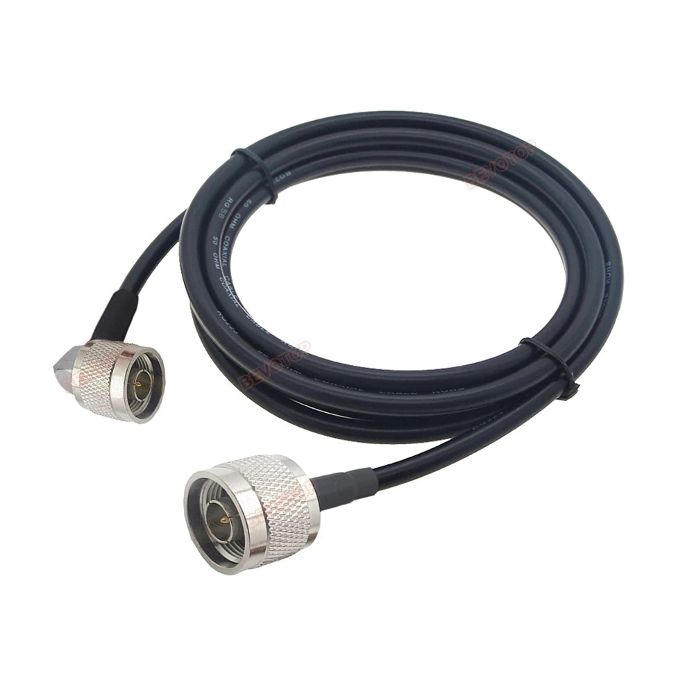 N Type Cable RG58 N Male to N Female Connector Extension Cable Low Loss RG-58 N Cable Male to Female Jumper Pigtail 15cm~30m