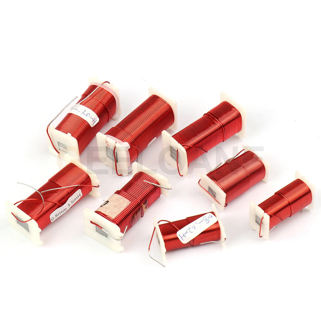 GEELOANE 0.8/1.0/1.5/1.6mm Iron Core 4N Oxygen-Free Coppe Inductor Sheet Cored Copper Coil Inductors Frequency Divider 0.2-8.0MH