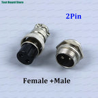 1/5/10Set GX16 Aviation Connector 2 3 4 5 6 7 8 9 10 Pin Male Plug Female Socket Waterproof Circular Connector