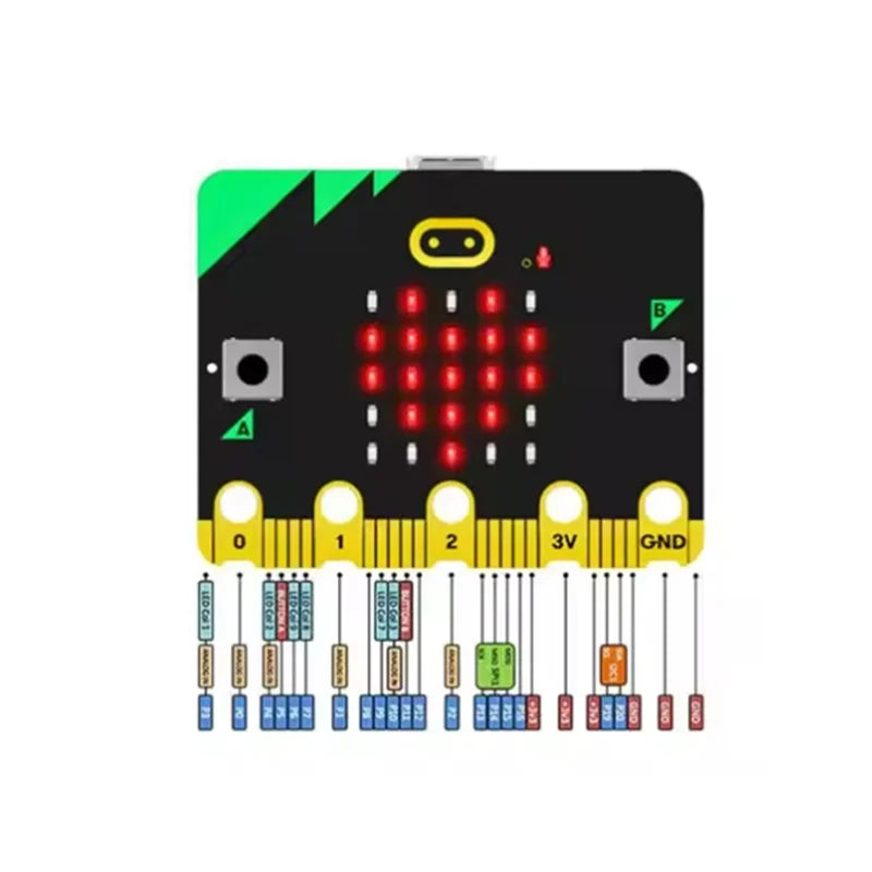 BBC Micro:Bit V2.22 Complete Set With Upgraded Processor, Built-In Speaker And Microphone Touch Sensitive Logo MicroBit