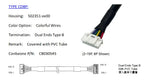 5023510600 Wire harness, MOLEX Duraclick Standard 2.00mm Pitch OTS Cable,502351-0600, 6P, Off The Shelf, 10Pieces Per Bag