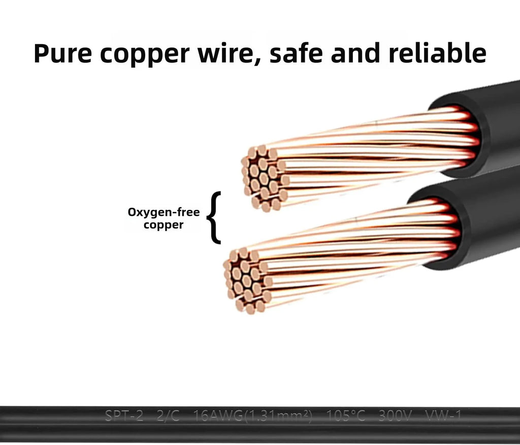 12AWG Car Cigarette Lighter Plug Cable, American Extension Cable To Sae Cable, SAE Cable Power Cord