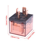 DC 12V 40A 4Pin 5Pin Waterproof Automotive Relay SPDT Car Control Device Car Relays High Capacity Switching Controller