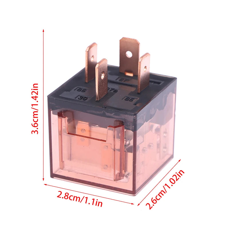 DC 12V 40A 4Pin 5Pin Waterproof Automotive Relay SPDT Car Control Device Car Relays High Capacity Switching Controller