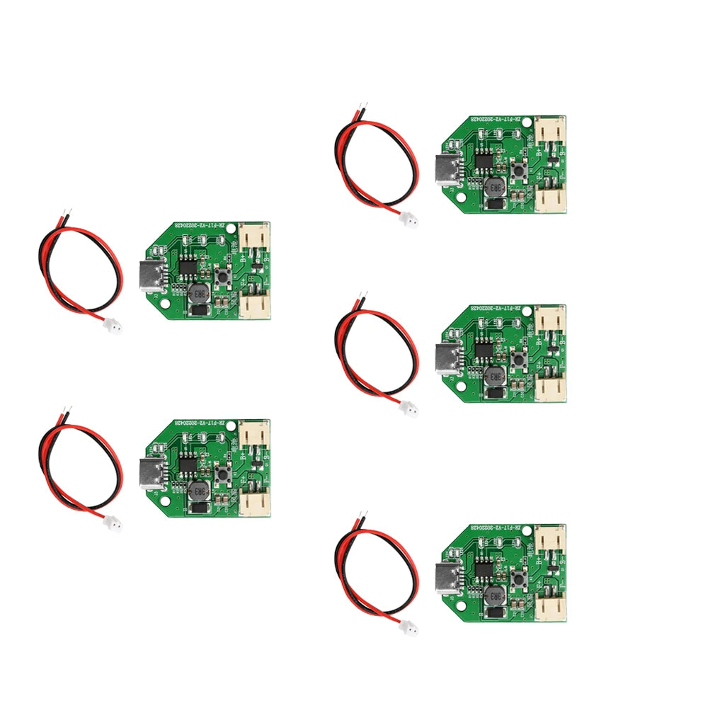 1/3/5/10PCS Type-C Fan Control Board Interface 9V Boost 3-Speed Rechargeable Circuit Board Charging Module USB
