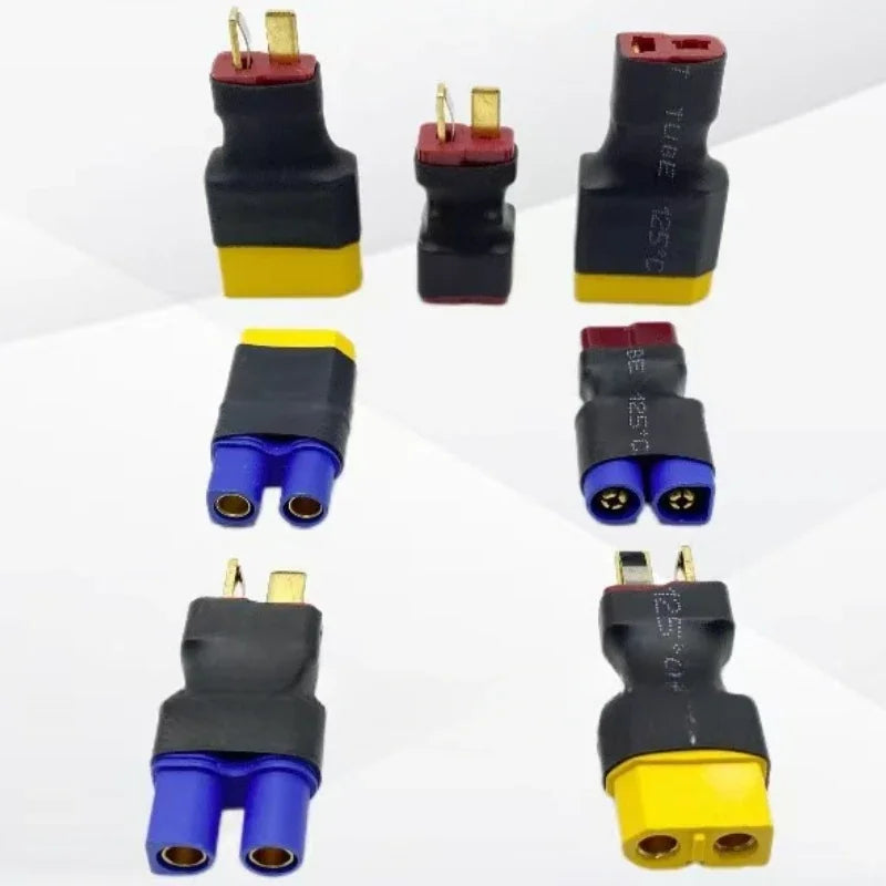 EC5 Male Female to XT60 XT90 Deans T Plug Male Female No Wire Connector Plug Adapter for RC FPV Vehicle Lipo Battery Esc