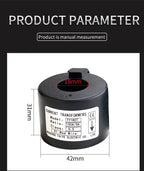 3PCS Miniature Precision Current Transformer Mini Rail Type Electric Meter Three-Phase Waterproof 0.5 Class