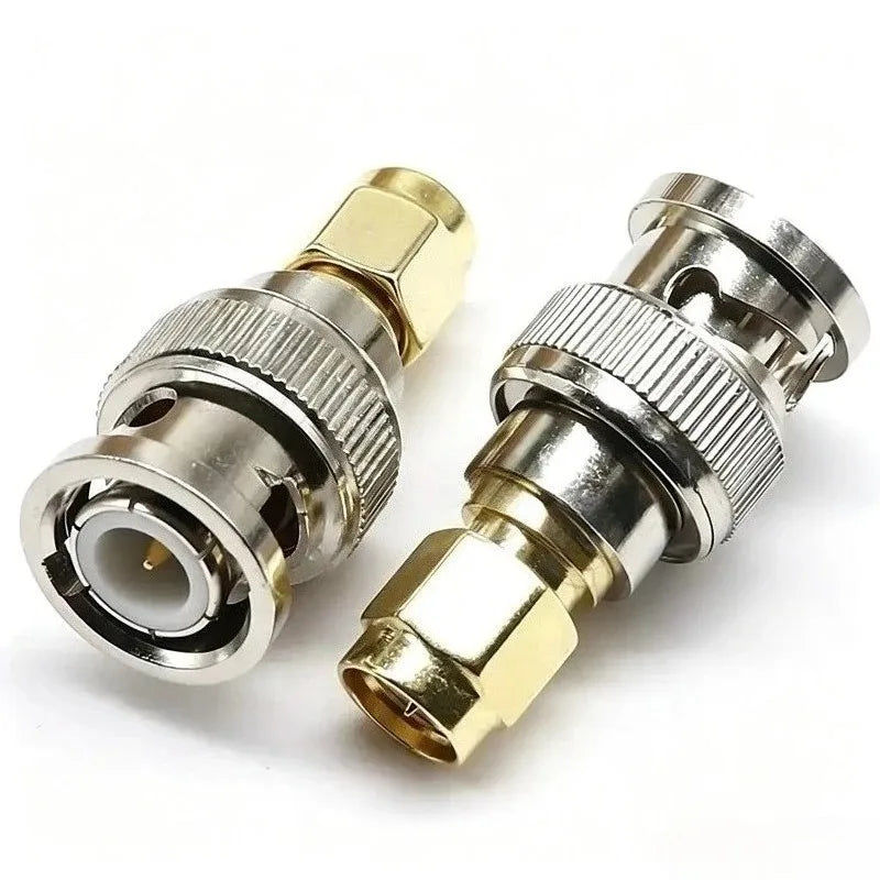 SMA to BNC Adapter Set SMA Male/Female to BNC Male/Female RF Coaxial Connector 50 Ohm for WiFi Ham Radio