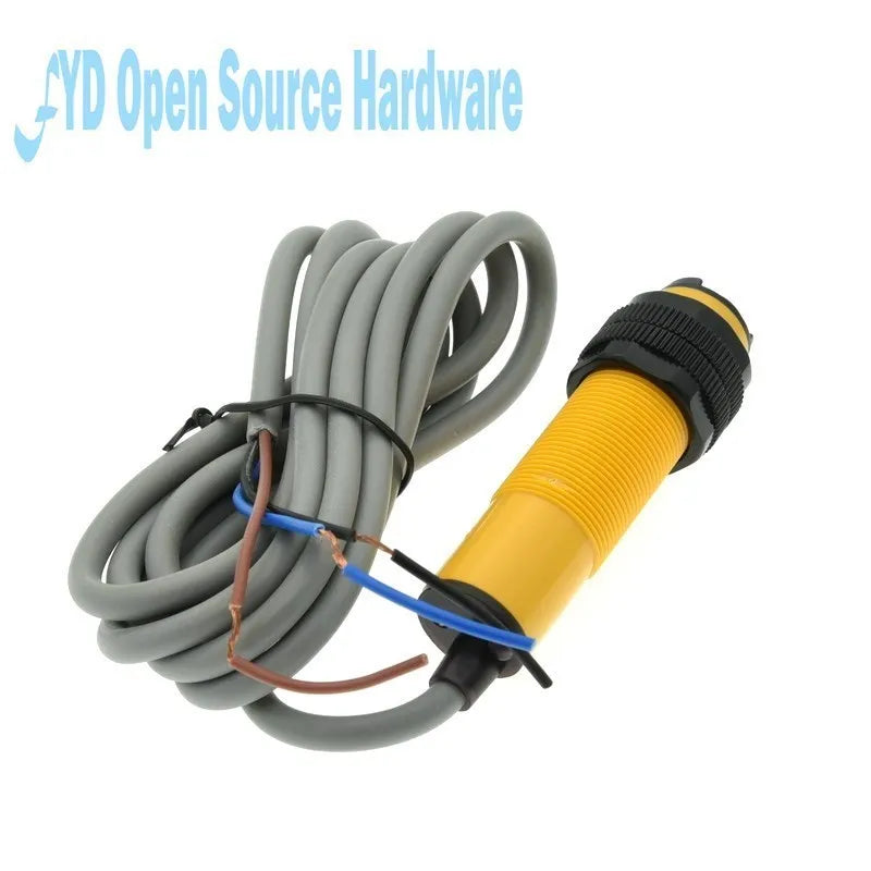 Smart Car Robot E18-D80NK Infrared Obstacle Avoidance Photoelectric Sensor Proximity Switch 3-80cm Detection Range Adjustable