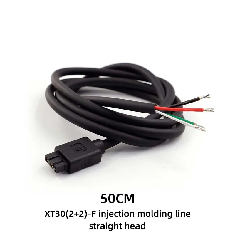 1PCS  Amass XT30 (2+2) Female Connector with Signal Pins, XT30F 4 Pin Plug with Silicone Wire for Robotics, FPV Drone, CAN Bus
