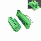 5sets KF2EDGWB 5.08 2/3/4/5/6/7/8/9/10/12Pin Wall Terminal Plug Type 5.08mm Pitch Connector Pcb Screw Terminal Block