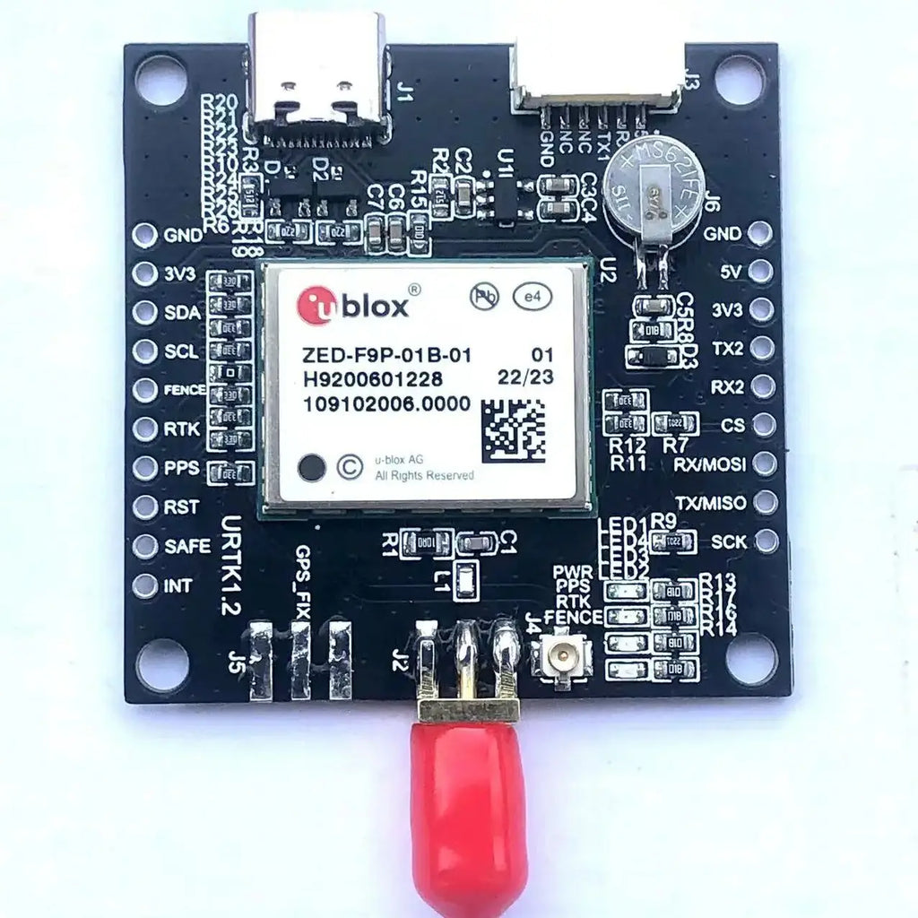 1PCS ZED-F9P-01B-01 RTK Differential Centimeter-Level Positioning Module GPS Navigation Module New Supply Receiver GNSS Board