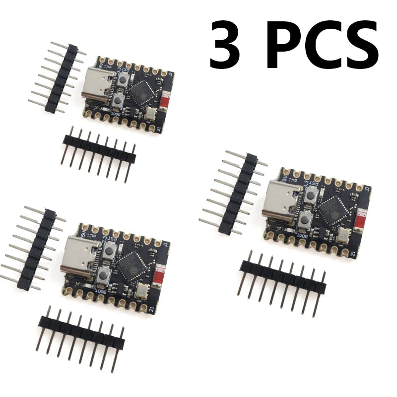 ESP32-C3 Mini Development Board RISC-V WiFi Bluetooth 5.0 IoT Module Compatible with UNO R3 Nano NODEMCU Headers Unsoldered