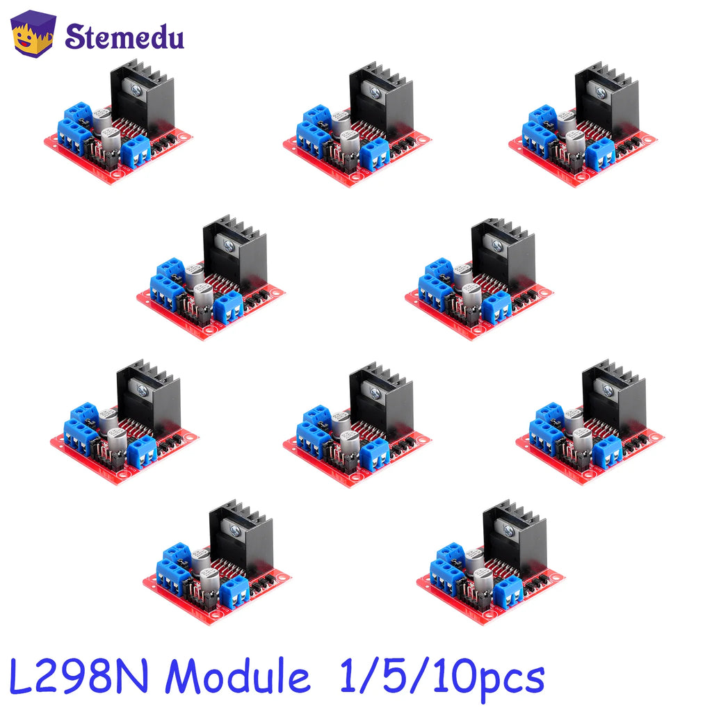 1/5/10PCS L298N Motor Driver Controller Board L298 Module For Arduino Dual H Bridge DC Stepper Motor Smart Car Robot