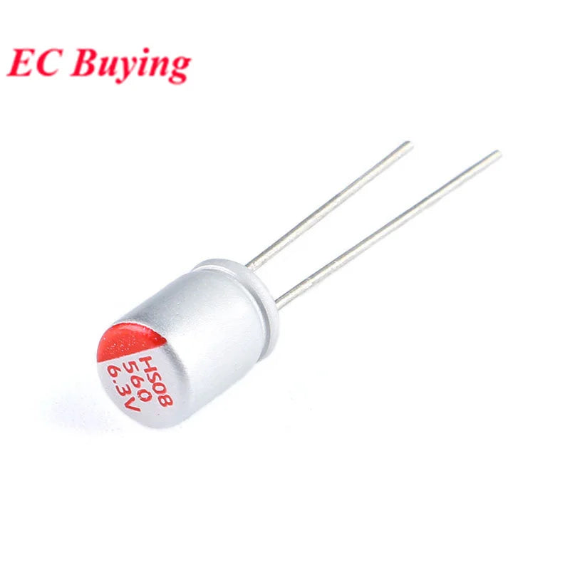 5-20pcs DIP Solid Electrolytic Capacitor Super Low ESR 6.3V 16V 25V 35V 50V 100UF 270UF 470UF 220 330 560 680 UF 820UF 1000UF
