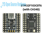 STM32F103C8T6 Mini Imported Original Chip Single Chip Ch340 ARM Architecture Minimum System Board
