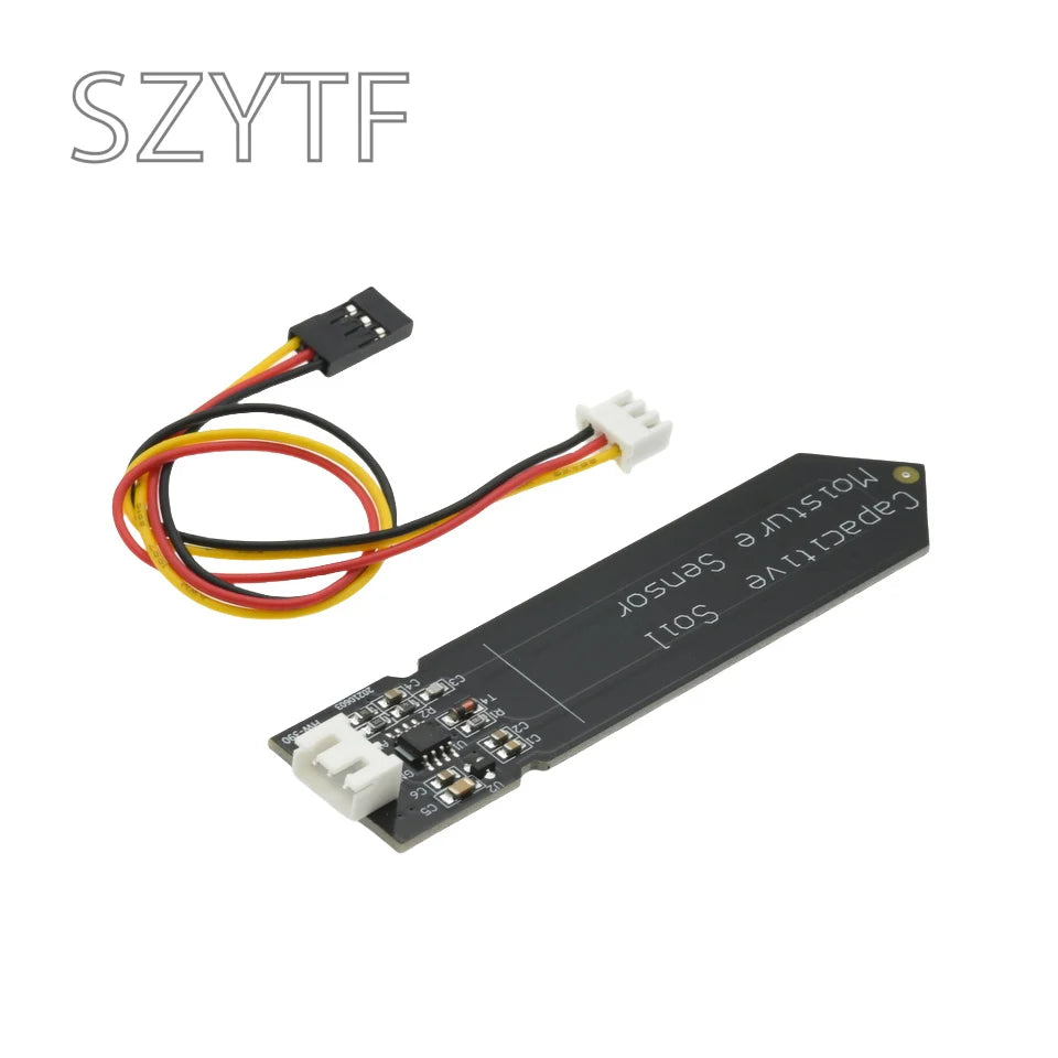 1-100PCS Capacitive Soil Moisture Sensor Not Easy To Corrode Wide Voltage Wire For Arduino