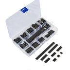 155PCS 2.54mm Single Row Pin Socket Female Header Connector Box 4/6/8/10/12/16/20/40pin PCB Board Combination Kit for Arduino