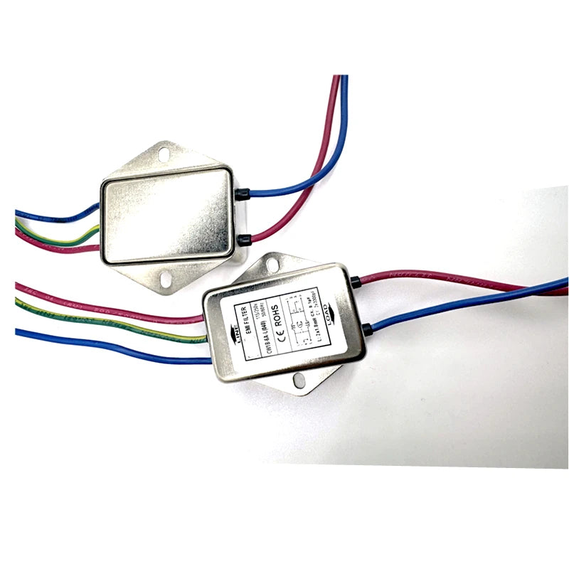 Single-phase power filter CW1B-3/6/10A-L(040) With wire audio audio purifier AC EMI interference CW1B-6A-L(040) CW1B-10A-L