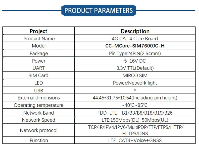 SIMCOM SIM7600 Series Multi-band Development Board 4G LTE CAT4 SIM7600E-H SIM7600SA-H SIM7600JC-H SIM7600NA-H SIM7600G-H
