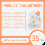 KBDiy Asura Switch Tactile MX Switches 50g for Gaming Mechanical Keyboard KIT Purple Factory Lubed Custom DIY 5Pins GMK67 Hi75