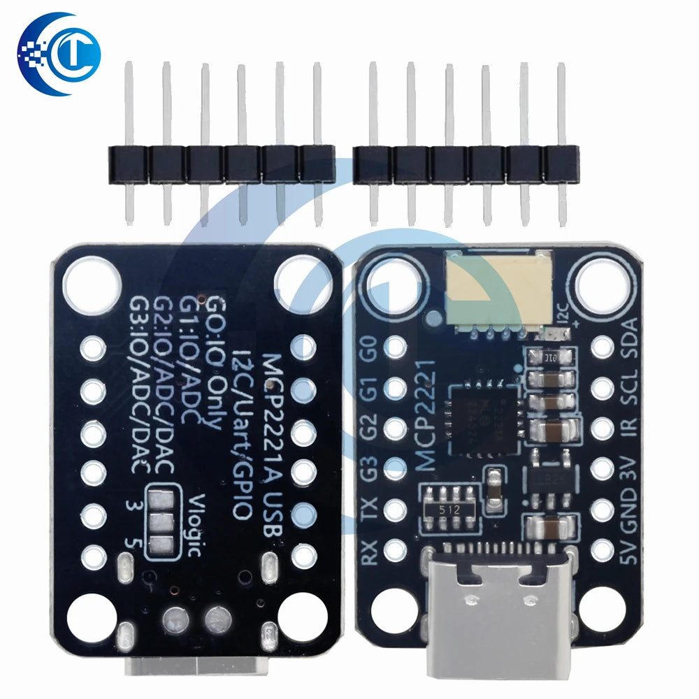 MCP2221A Type-C Signal Converter Board STEMMA QT Qwiic USB Measurement Module for Arduino