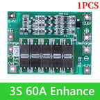 BMS 3S/4S 5A 10A 20A 25A 40A 60A Li-ion Lithium Battery Charger Protection Board 18650 For Drill Motor 12V with Enhance/Balance