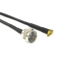 New F Male Female Jack Switch MMCX  Male Plug Right  Angle  RF Coax Cable RG174  Wholesale  Cabl Adapter