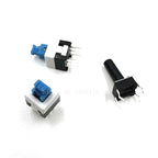 10 Values 180PCS Tactile Push Button Switch Mini Momentary Tact Assortment Kit DIY for Arduino Switch 6*6 4.3MM~13MM DIP 4P