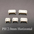 50Pcs JST PH2.0mm XH2.54mm 2/3/4/5/6Pin Horizontal Paste Vertical Patch Pin Holder SMT Connector 2.0MM 2.54MM Pitch Male SMD