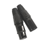 4/10/20pcs MIC Snake Plug Male Female Microphone Cable Connector XLR 3 Pin Wire Connector