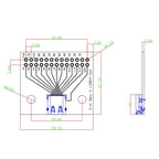 USB 3.1 Cable Test Board 24PIN Type-C Type C Female Plug Jack To DIP Adapter Connector Welded PCB Converter Pin Board