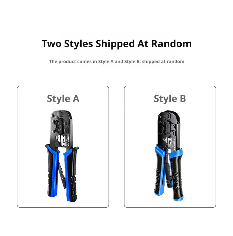 SAMZHE RJ45 Crimper RJ11 RJ45 Crimping Tool Ethernet Network LAN Cable Crimper Cutter Stripper Plier for 6P 8P RJ11 RJ12 RJ45