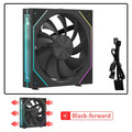Coolcirc 120mm Modular Wireless Splicing 12CM PC Case Cooling Fan ARGB Infinite Mirror For Computer 120 240 360 Water Cooler