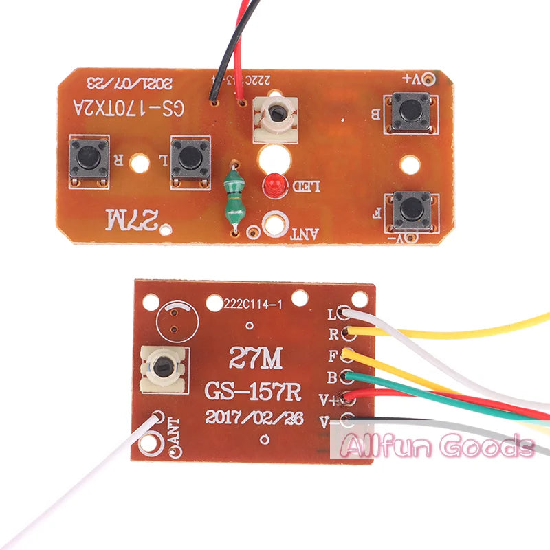 [TG835]4CH RC Remote Control Circuit PCB Transmitter Receiver Board RC Car Accessories with Antenna Radio System