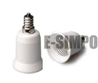 6pcs E12 to E26 Adapter Chandelier Light Socket Candelabra US CA E12 to Edsison Medium E26/E27 Bulb Base Lampholder Converter