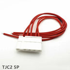 TJC2 7.5/5.0mm Straight Pin Header Plug Housing Terminal 1P 2P 3P 4P 5P 6P 1+1 1+2 1+3 1+4 1+5  Strip Bar Wire Connector Harness