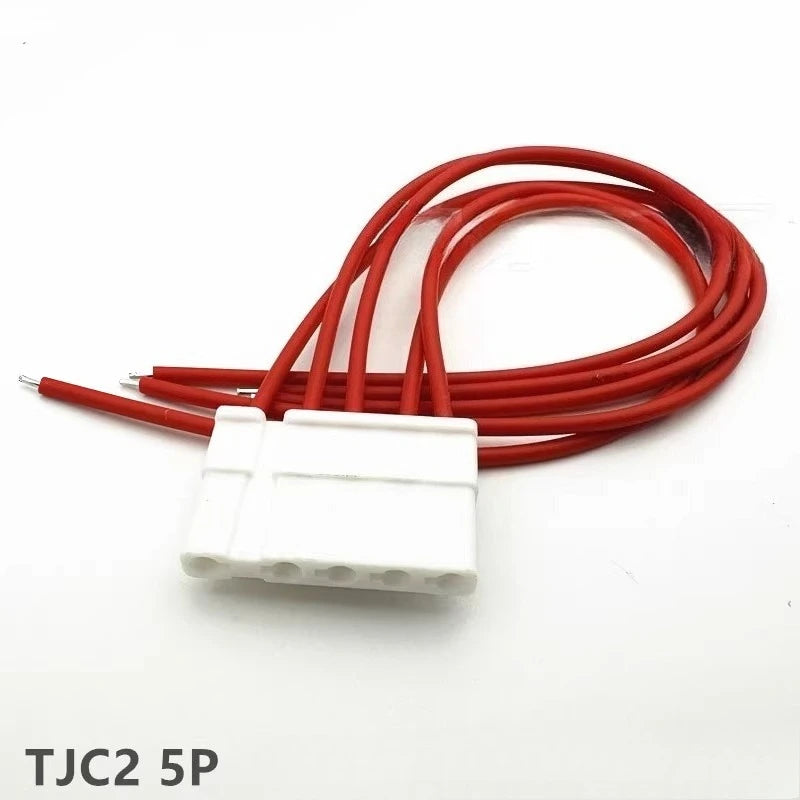 TJC2 7.5/5.0mm Straight Pin Header Plug Housing Terminal 1P 2P 3P 4P 5P 6P 1+1 1+2 1+3 1+4 1+5  Strip Bar Wire Connector Harness