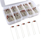 200 Pcs 10Value 1W Zener Diode Assorted Kit Set 1N4728-1N4737 3.3V-7.5V Sample Box