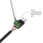 Solderless Plug USB C to 2Pin Terminal Adapter Screw Micro Type-C Male to 2 Pin Crimp Terminal Block 5V Charging Conversion
