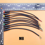 M6 M8 Waterproof Wire 2/3/4/5 Pin Core 6mm 8mm Male Female Connector Julet Sensor Electric Bicycle Butt Joint Plug DIY Cable
