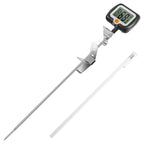 Digital Candy Thermometer with Pot Clip Kitchen Thermometer for Cooking, Baking, and Candy Making Stainless Steel Probe