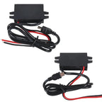 12V to 5V 3A Converter DC-DC Step Down Module Power Adapter USB-A Female/Type C/dual USB/open Wire Connector Low Heat Waterproof