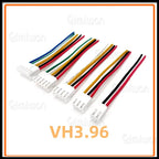 JST VH 3.96mm Pitch Single Female Plug Wire Cable Connector 2P 3 4 5 6 8 10 Pin VH3.96 18AWG Wires 10CM 20CM 30CM