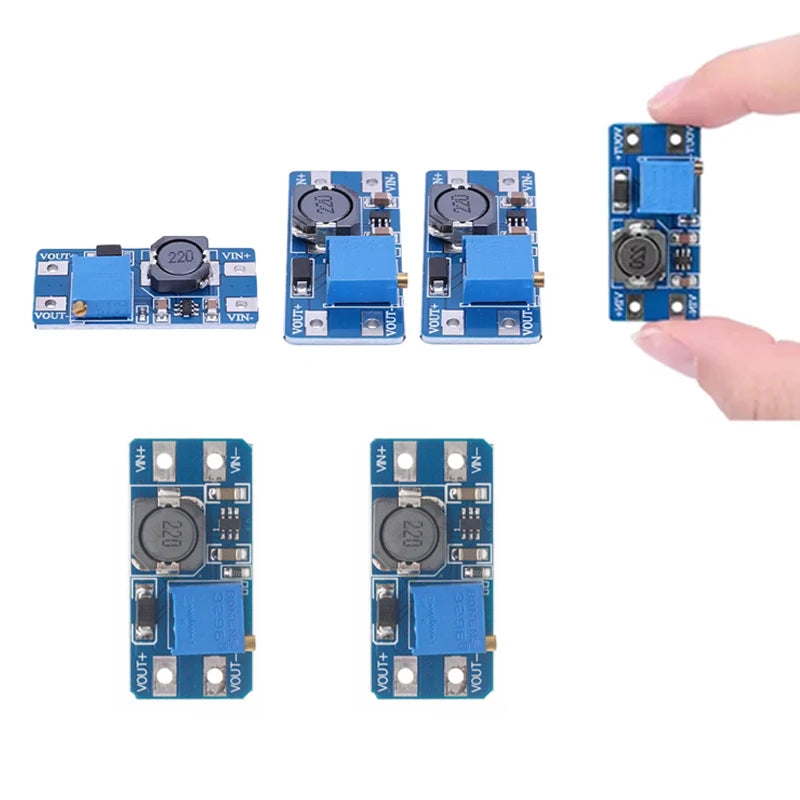 1PC MT3608 DC-DC Step Up Converter Booster Power Supply Module Boost Step-up Board Output TYPE-C / Micro USB 2A 28V Max