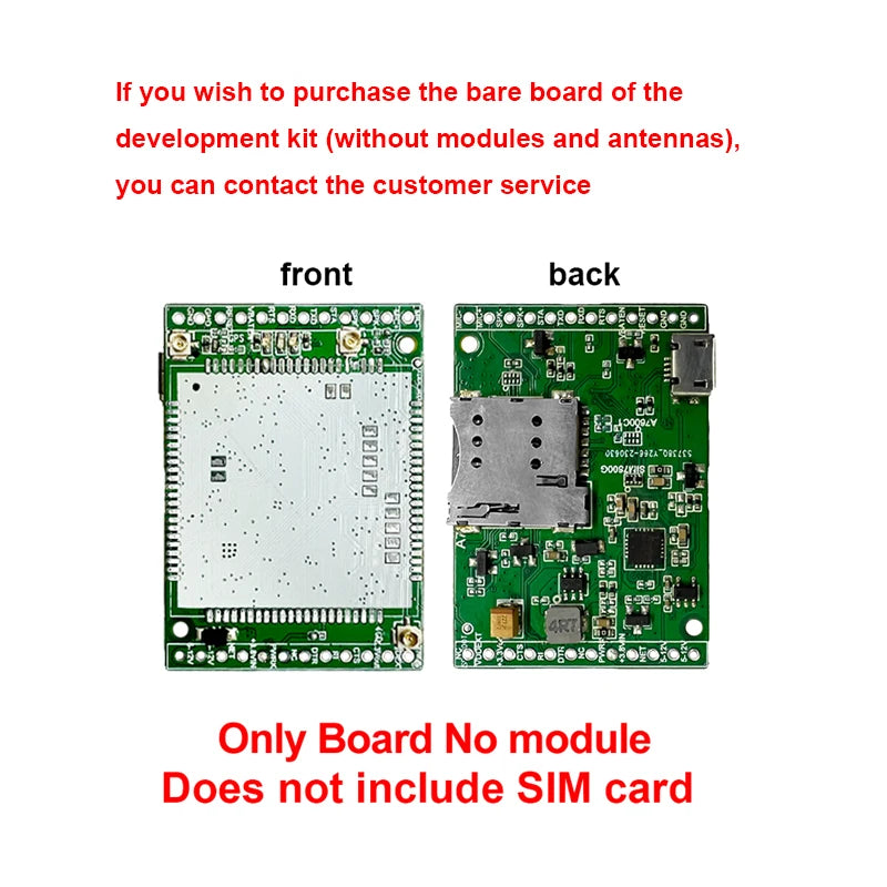 SIM7600 Core Board LTE CAT1+GNSS Module SIM7600G Global Band SIM7600SA SIM7600E Development Board Breakout Kit with Antenna