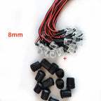20PCS Transparent LED Diodes DC3V 5V 12V 24V 3MM 5MM 10MM For Red/Green/Blue/Yellow/UV/ Orange/Pink/Hot/White/RGB Pre-cable